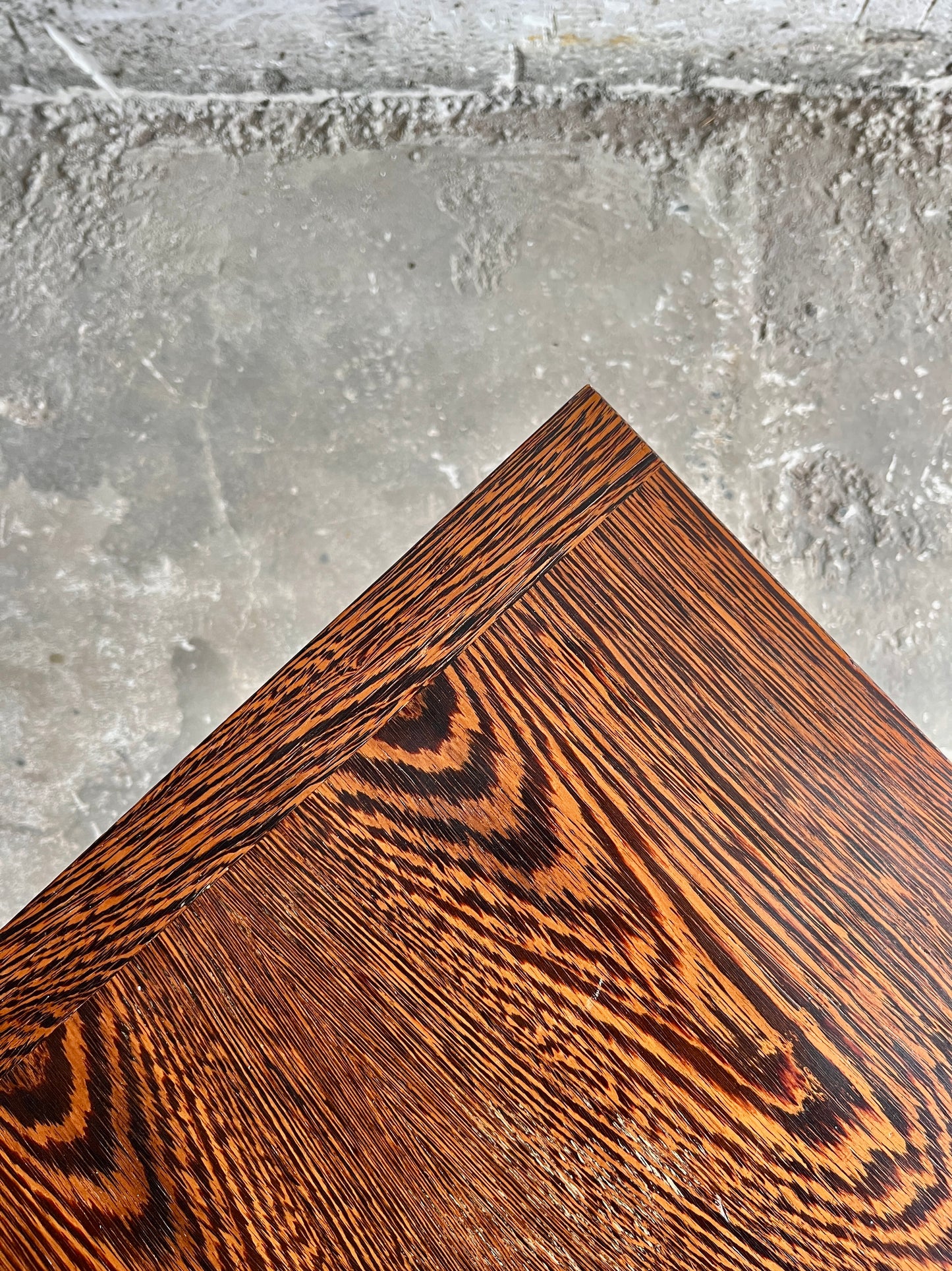 Mid-Century Belgian Dining Table with Chrome Legs