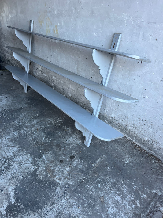 XL Antique French Wall Rack – Industrial Style