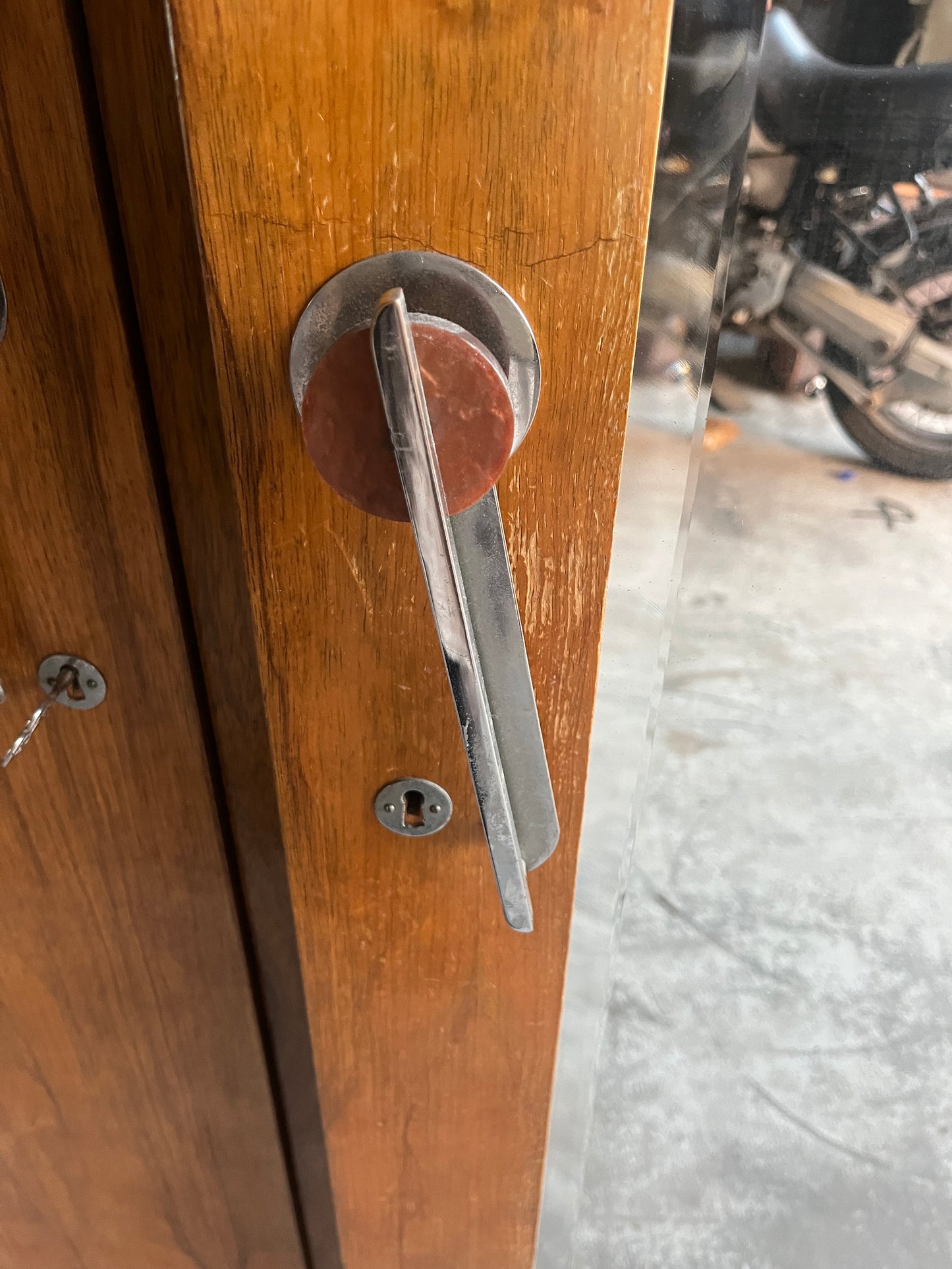 Art Deco Wardrobe with Mirror