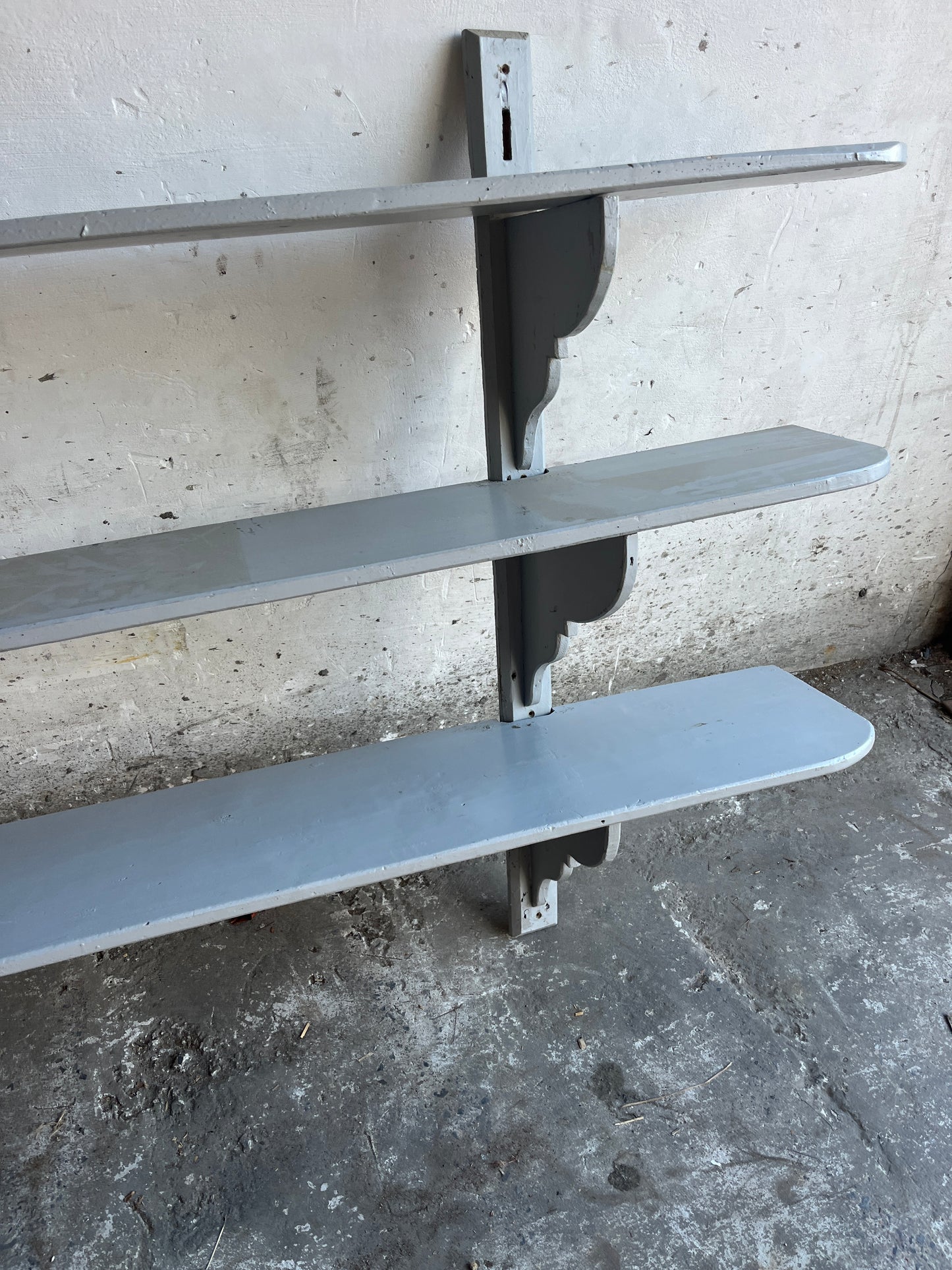 XL Antique French Wall Rack – Industrial Style