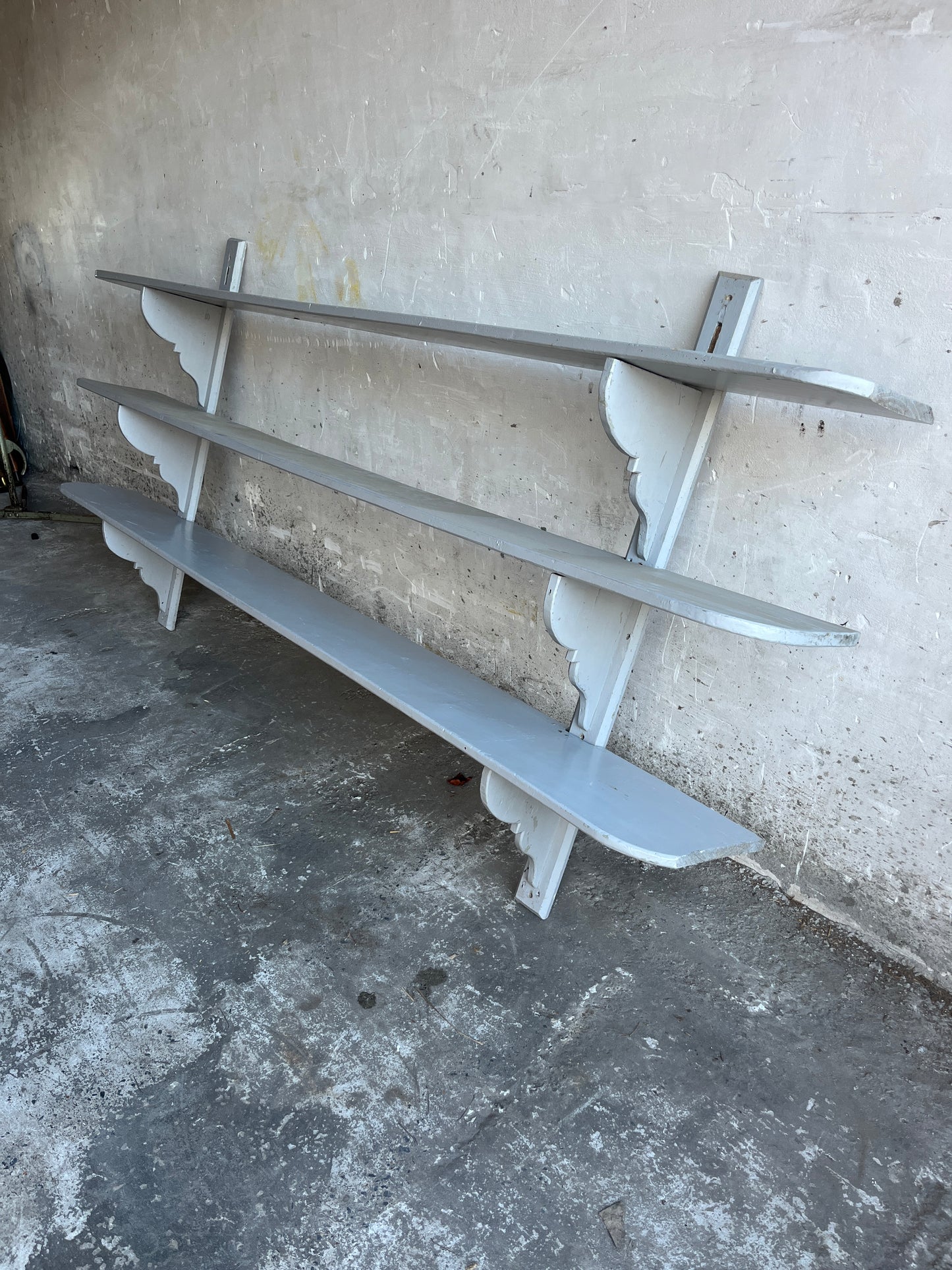 XL Antique French Wall Rack – Industrial Style