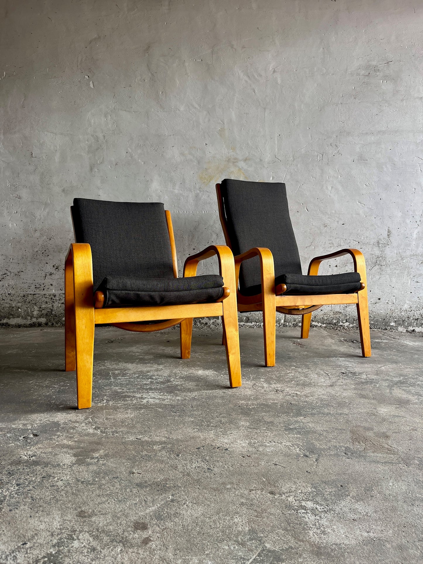 Pair of FB-05 & FB-06 Lounge Chairs by Cees Braakman for Pastoe, 1950s