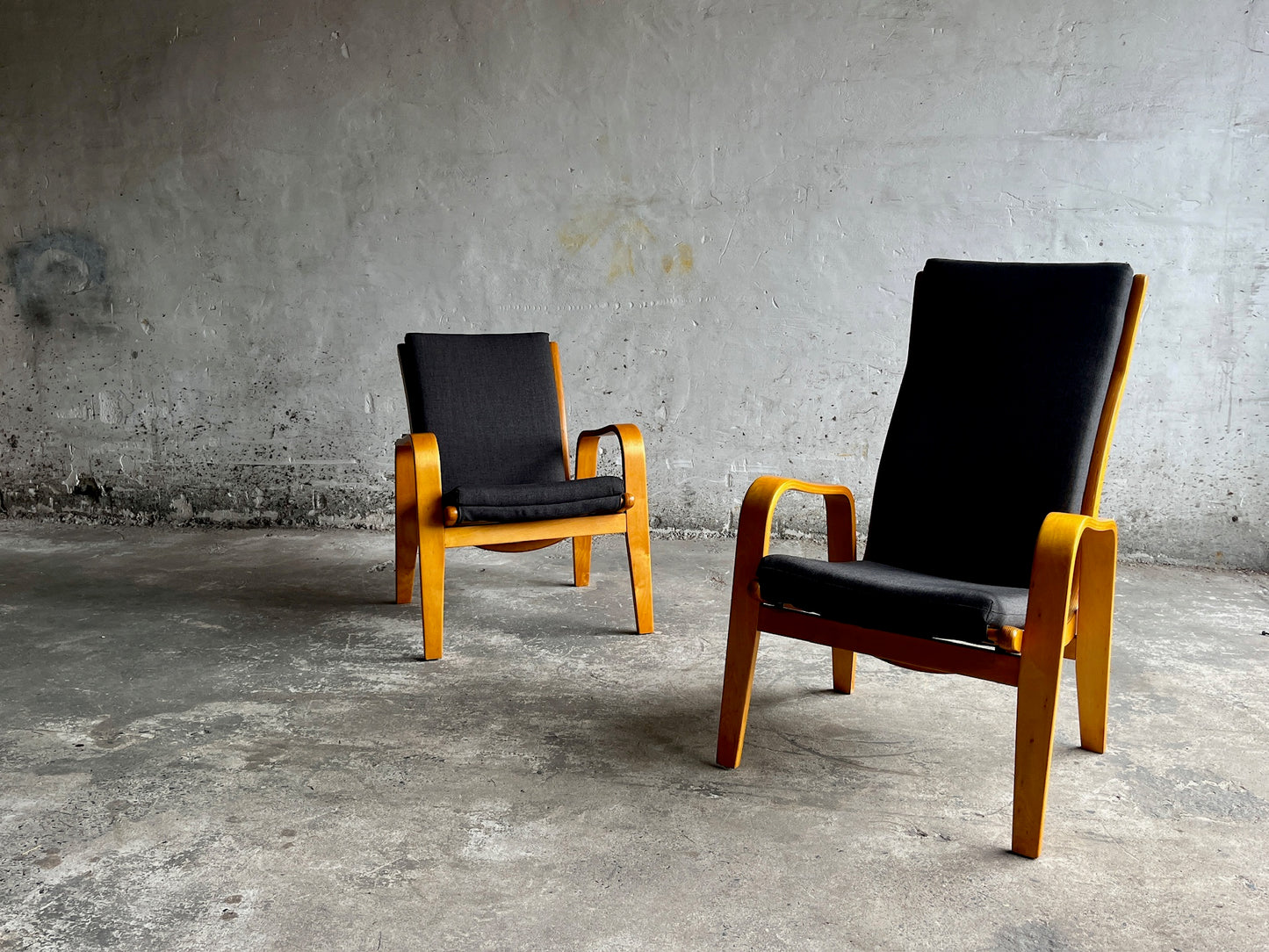 Pair of FB-05 & FB-06 Lounge Chairs by Cees Braakman for Pastoe, 1950s