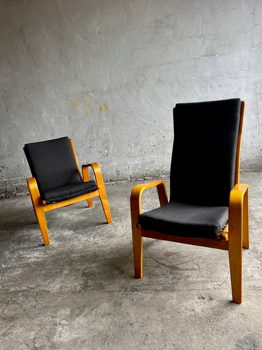 Pair of FB-05 & FB-06 Lounge Chairs by Cees Braakman for Pastoe, 1950s