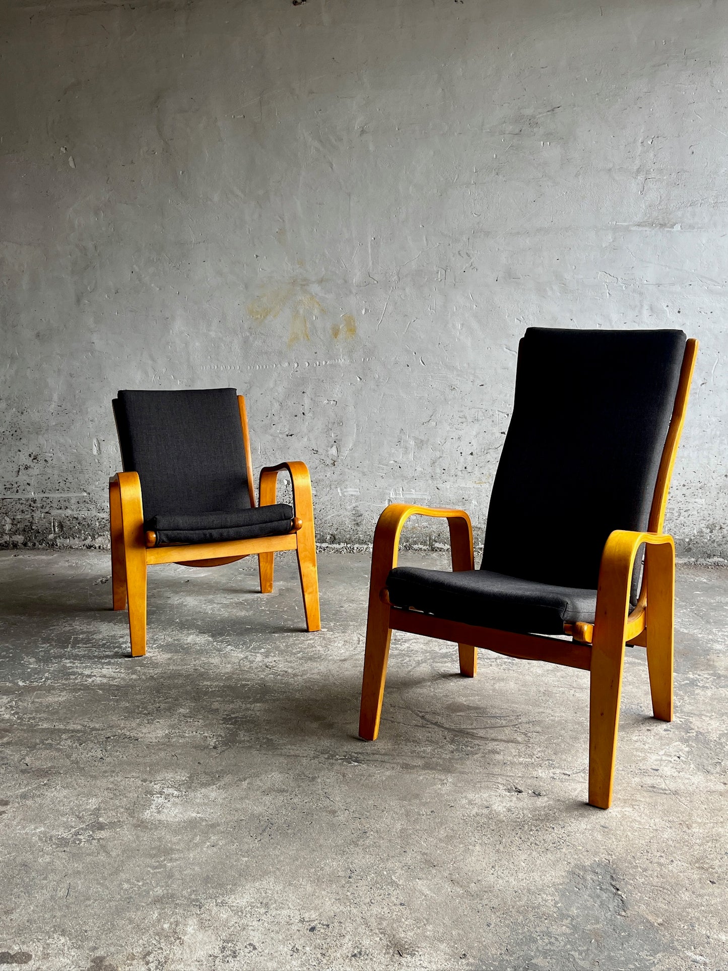 Pair of FB-05 & FB-06 Lounge Chairs by Cees Braakman for Pastoe, 1950s