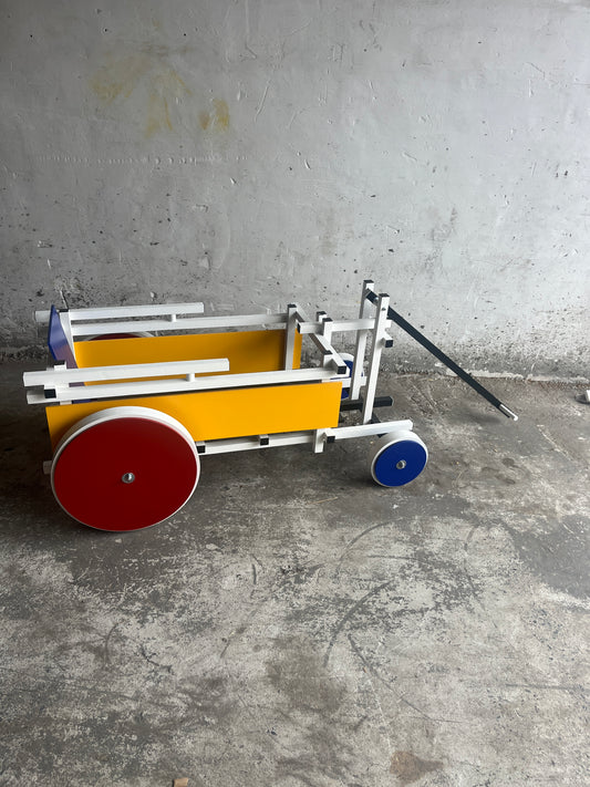 Rietveld-Style Handcart, De Stijl Design ca. 1923
