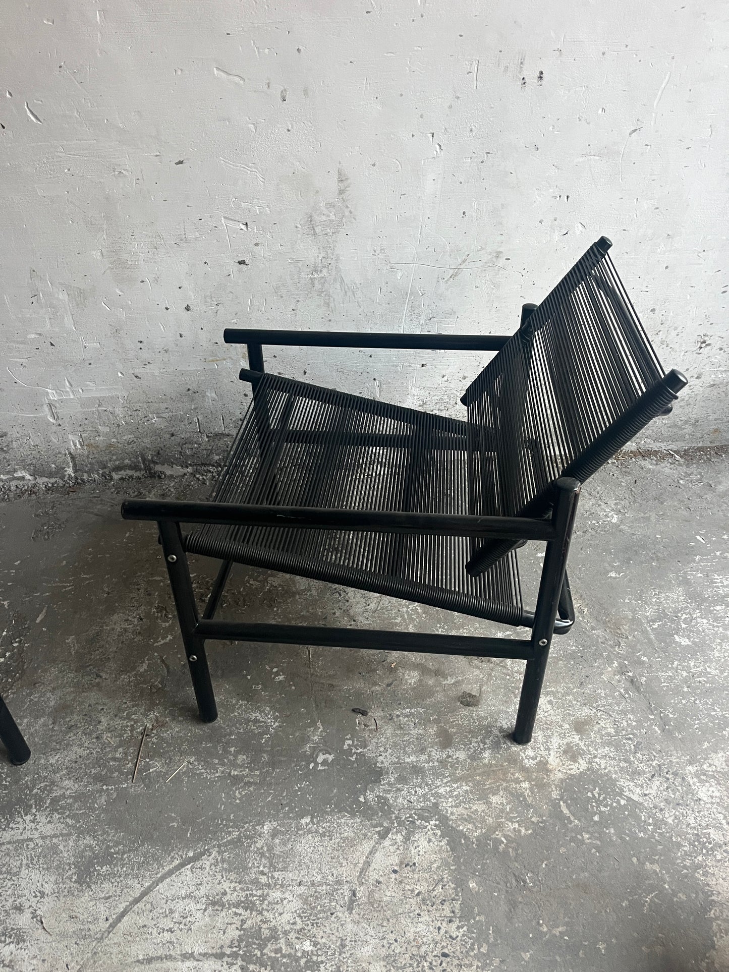 Set of 2 Spaghetti Lounge Chairs by Giandomenico Belotti for CMP Padova (1980s)