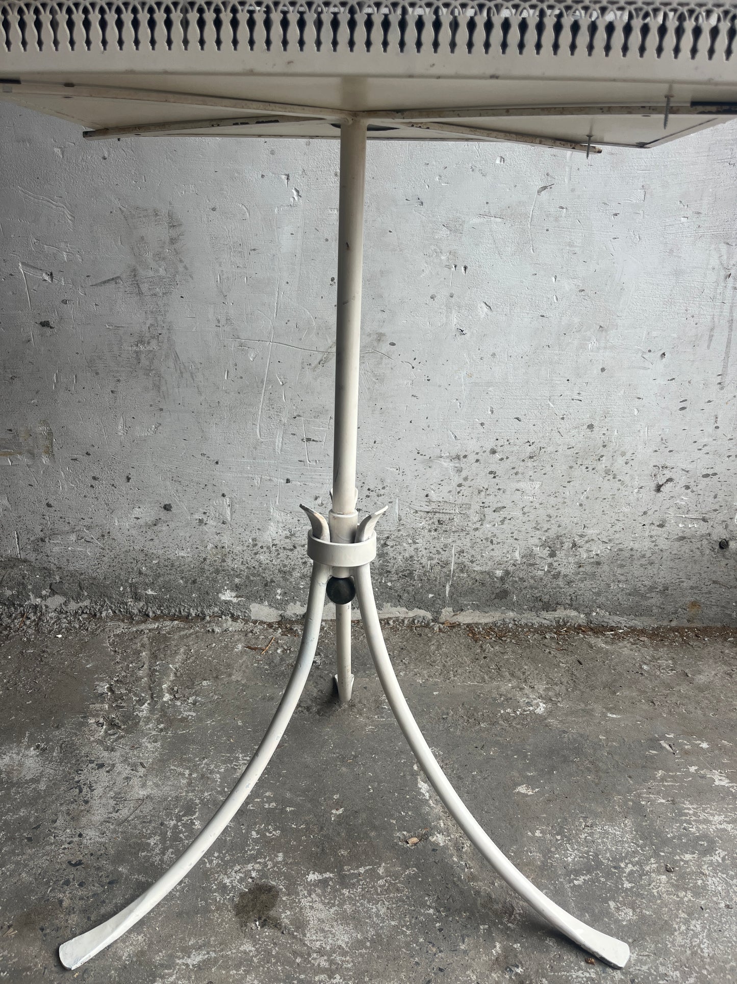 Pagoda-style vintage bird cage on stand