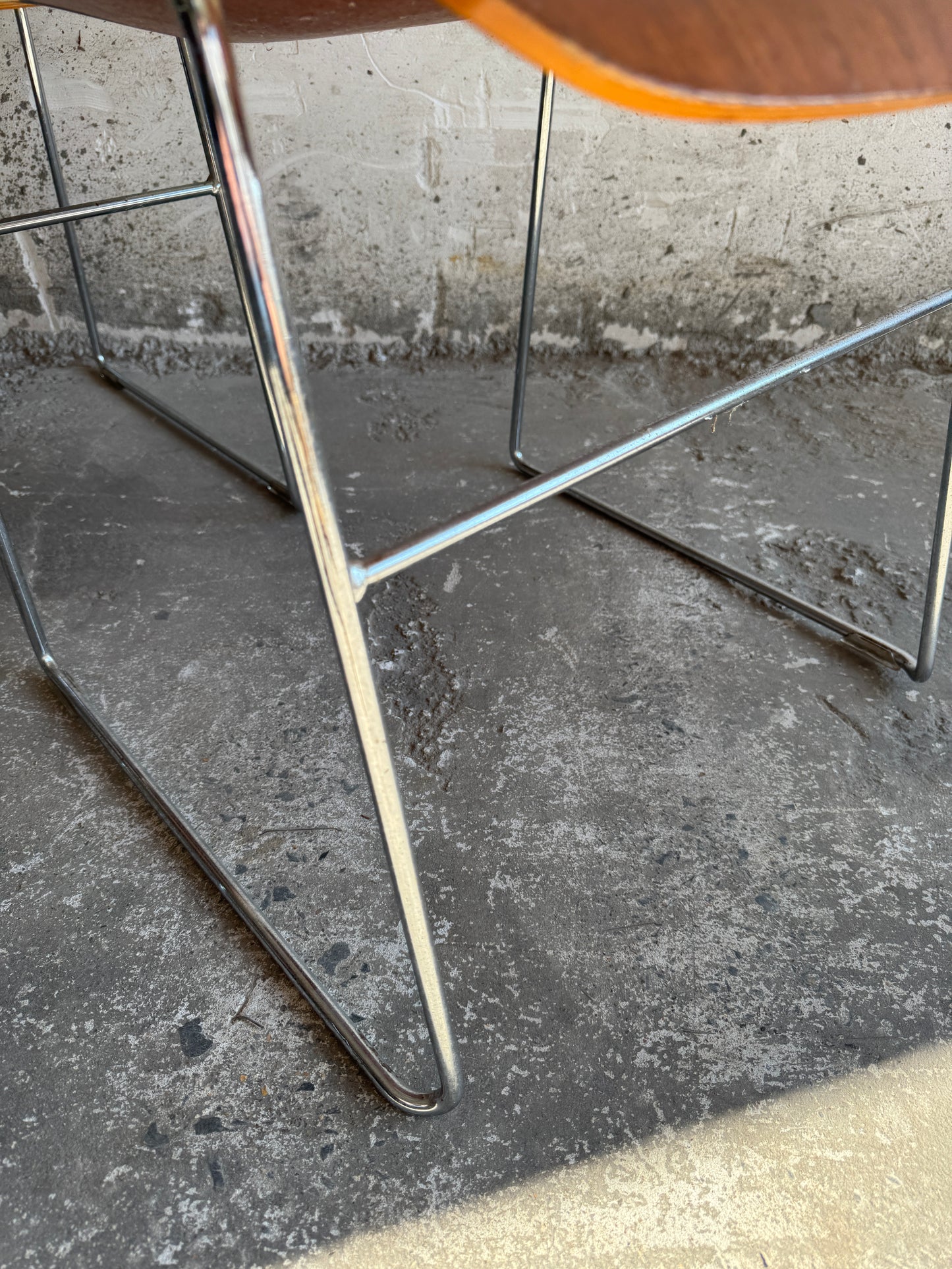 Set van 4 originele David Rowland 40/4 stoelen