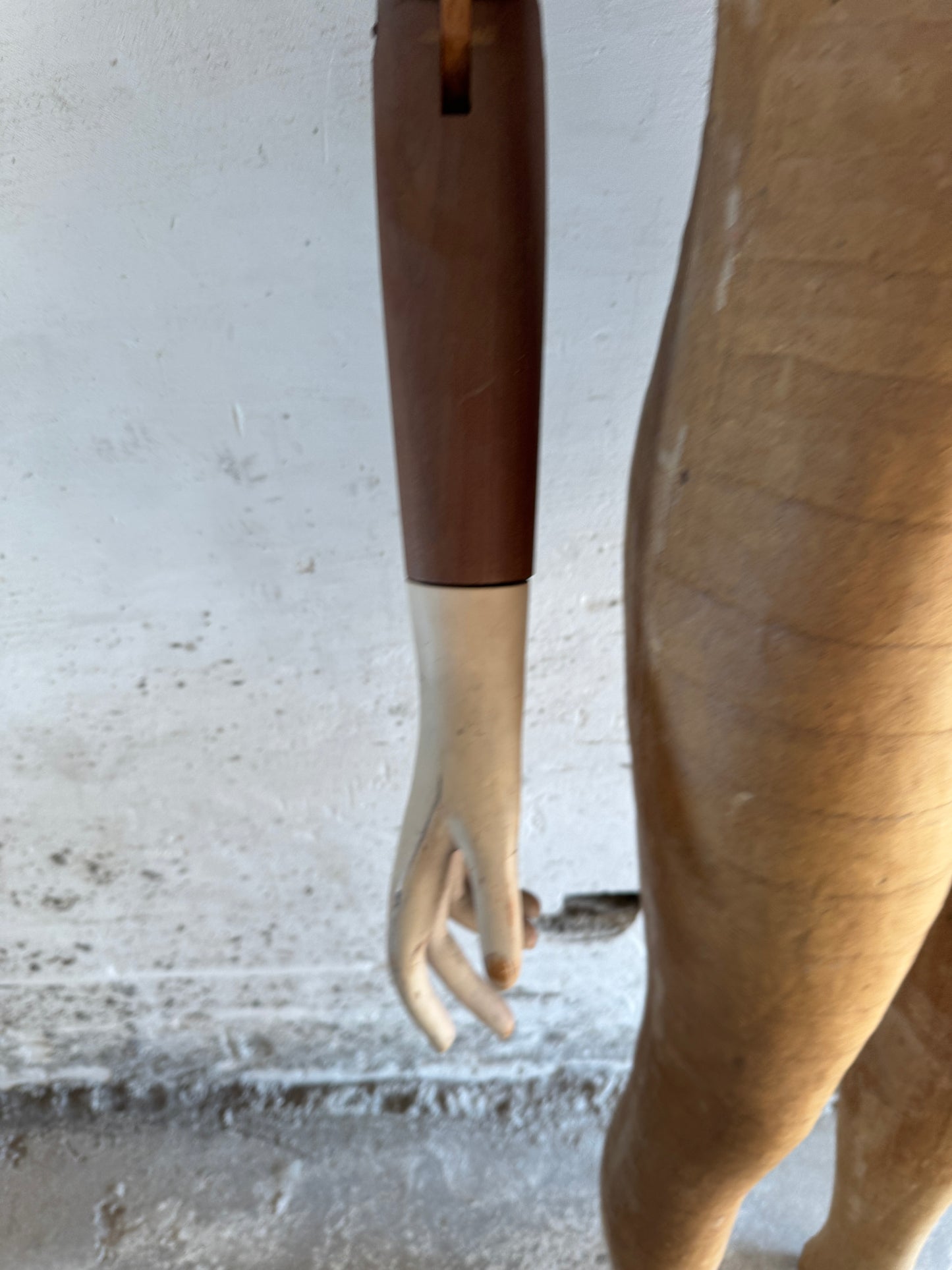 Antique dress form in wood and papier-mâché – Moch Tigurem Köln