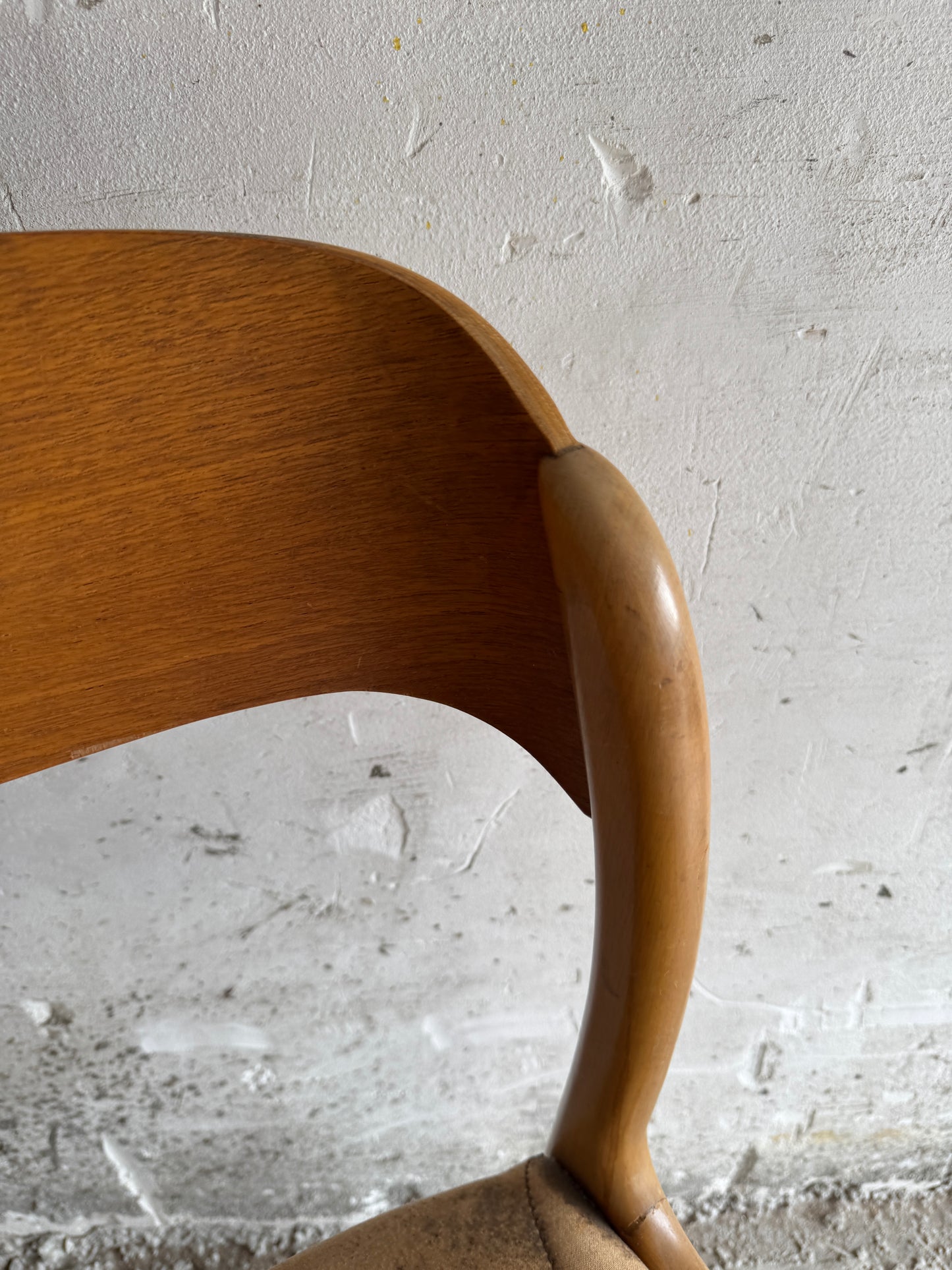 Set van 6 vintage in gebogen hout stoelen by Emile & Walter Baumann, 1960s