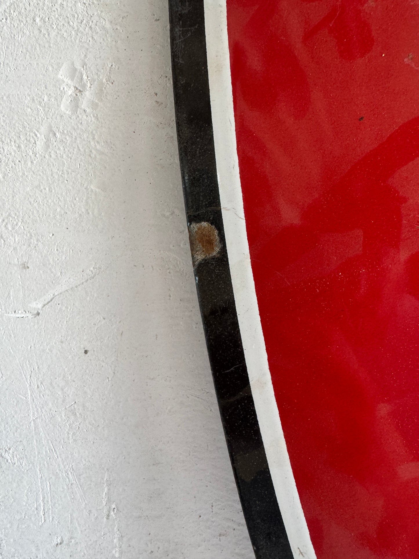 Plaque de bouclier en émail vintage Lamborghini