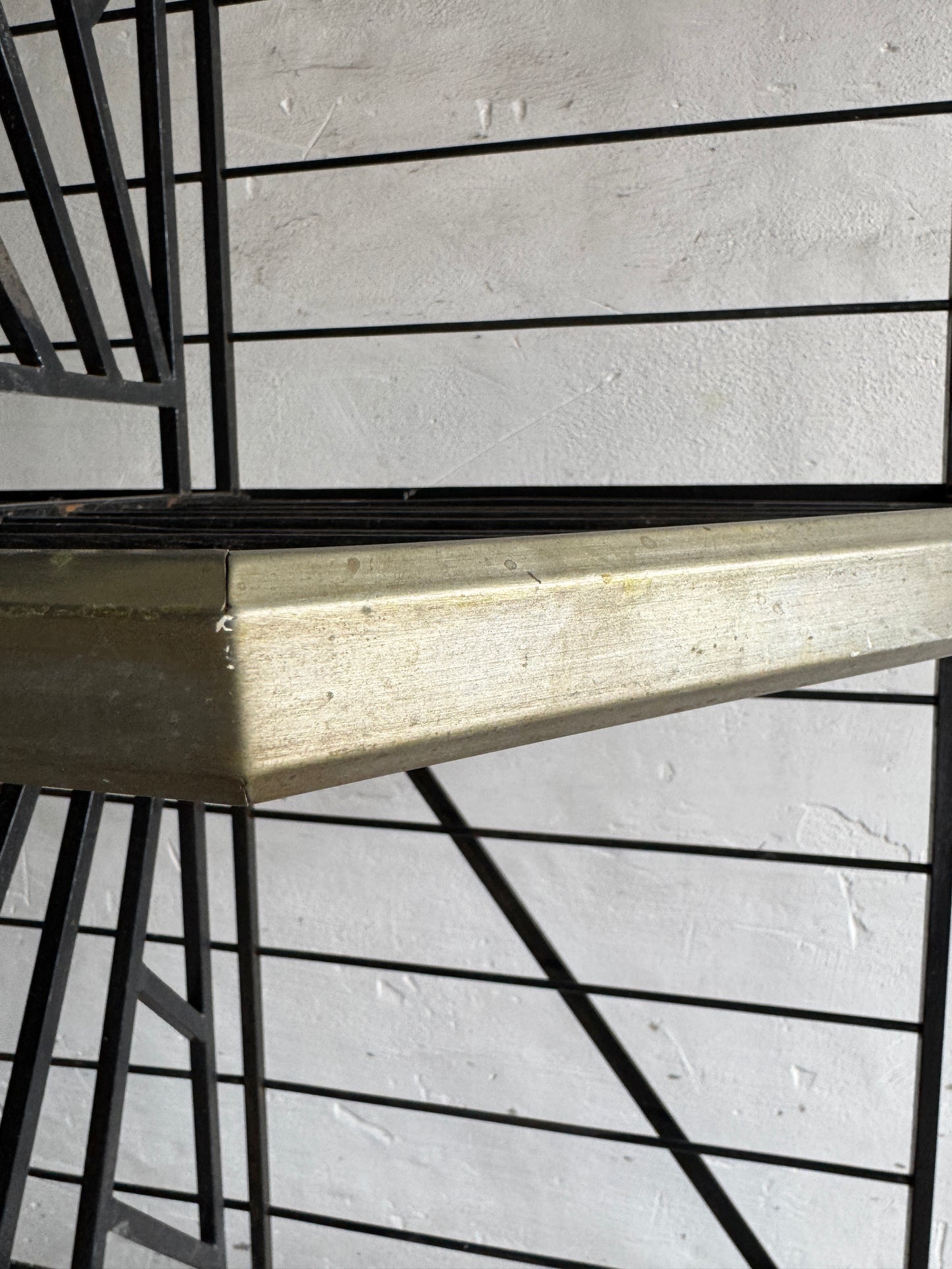 Grote industriële stalen bakkersrek - display- of opslageenheid