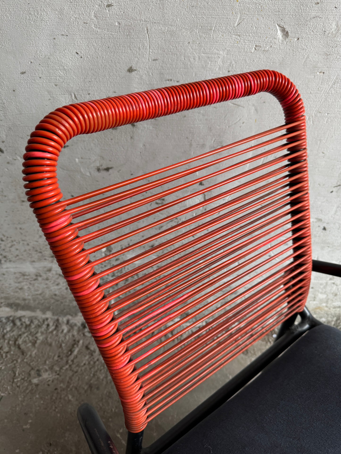 Vintage Scoubidou fauteuil – Frans design uit de jaren 50
