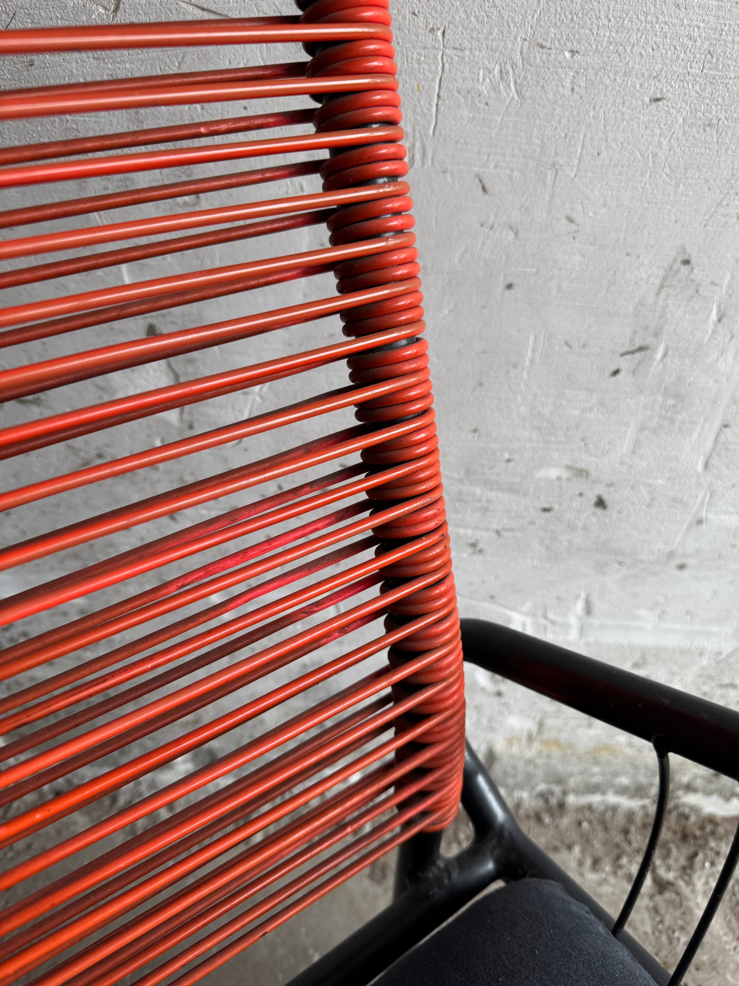 Vintage Scoubidou fauteuil – Frans design uit de jaren 50