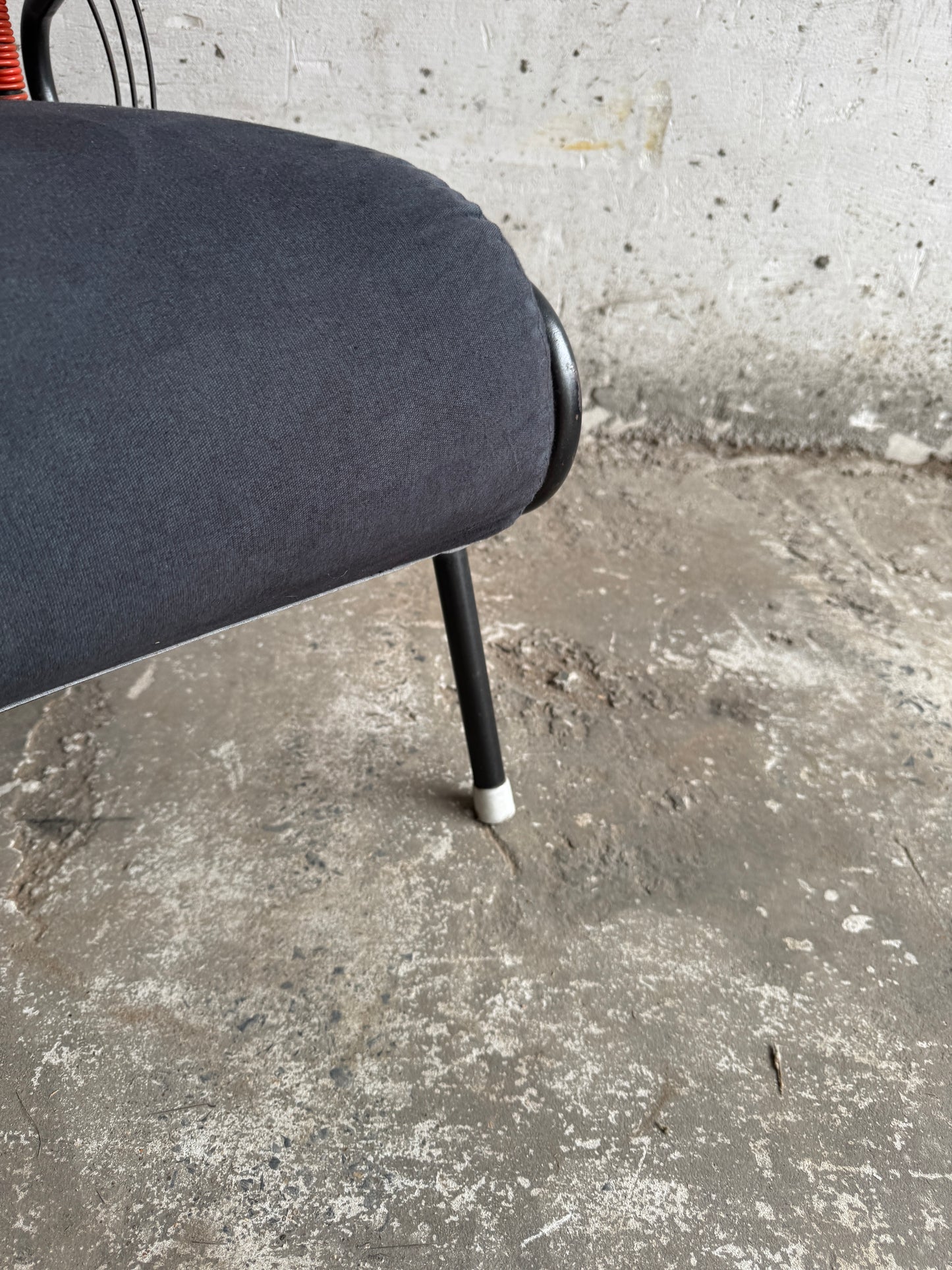 Vintage Scoubidou fauteuil – Frans design uit de jaren 50