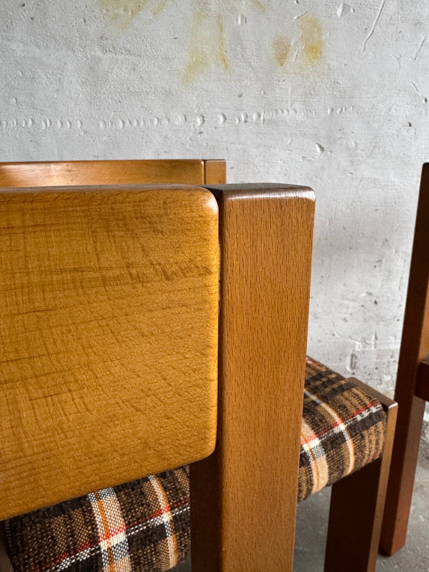 Set van 4 vintage Casala eetkamerstoelen – Duits design uit de jaren 70