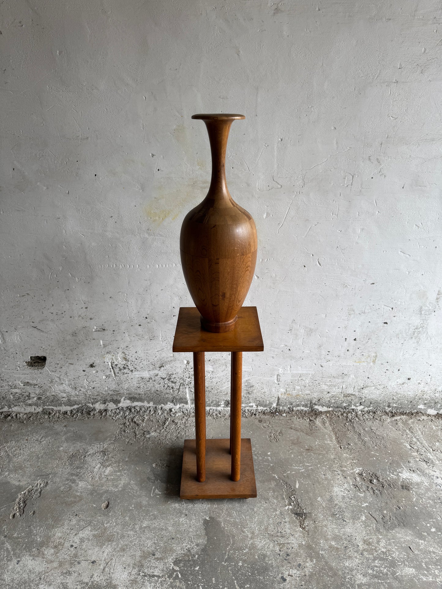 Sculptural Wooden Vase