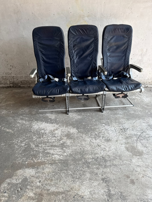 Vintage Triple Airplane Seats – Recaro