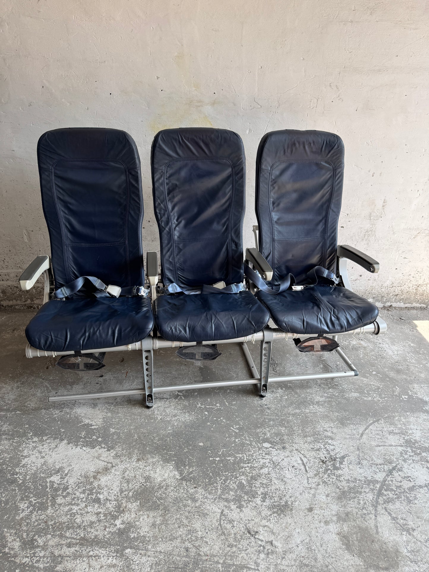 Vintage Triple Airplane Seats – Recaro