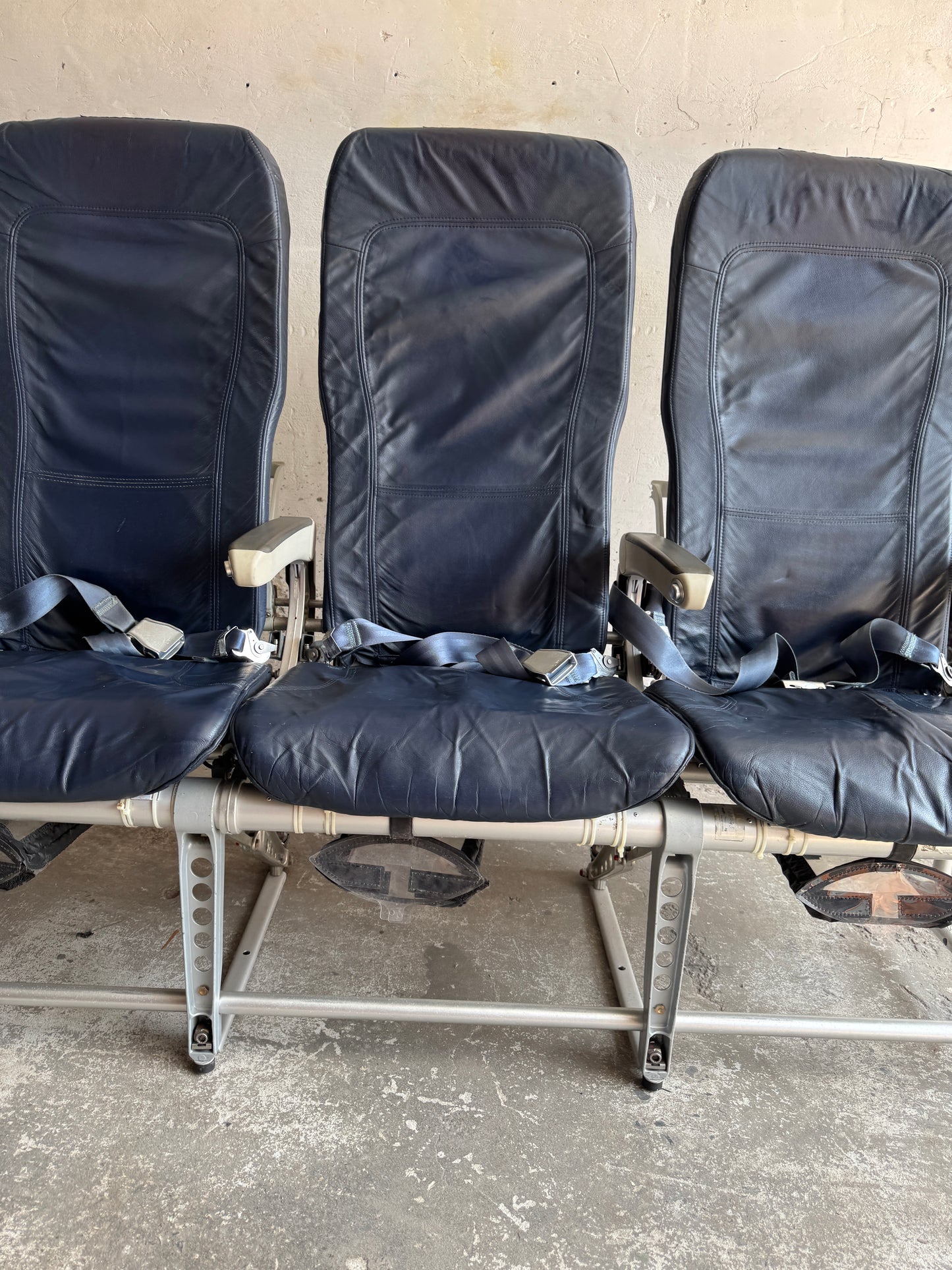 Vintage Triple Airplane Seats – Recaro