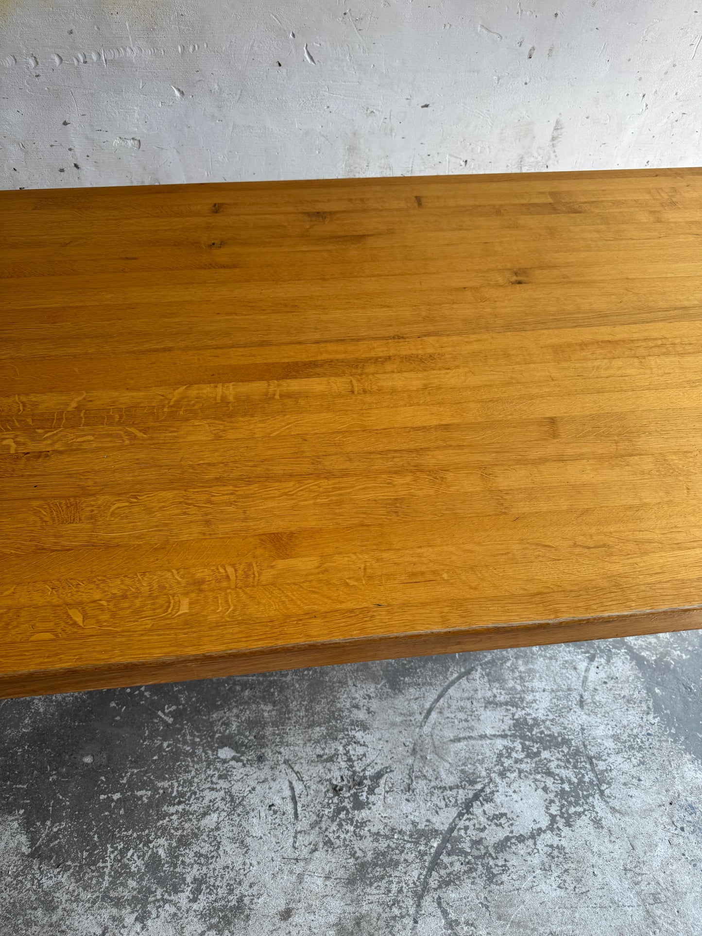 Geometric Brutalist Dining Table, 1980s