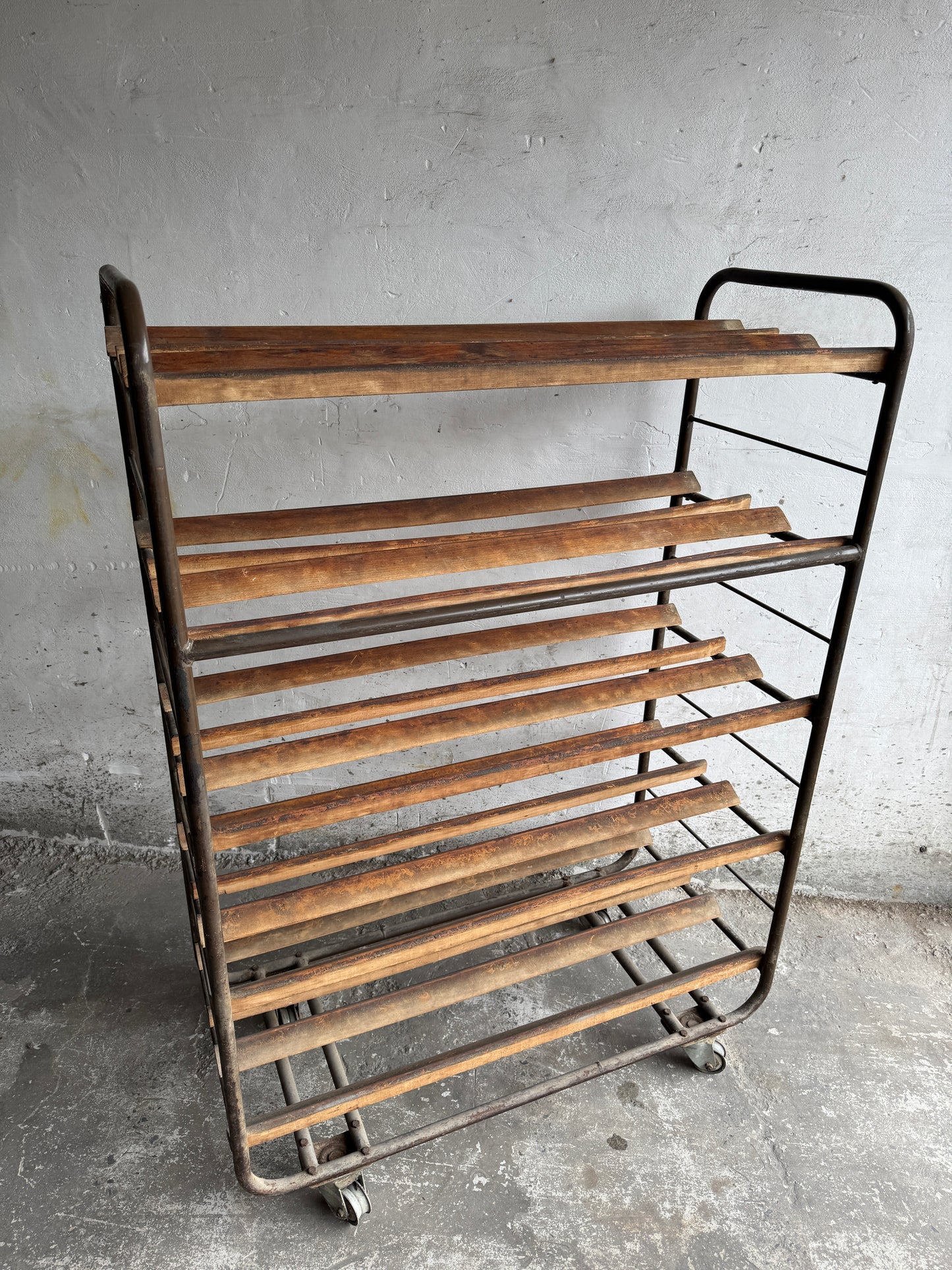 Authentic Belgian Interbellum Bakery Bread Rack – Circa 1930