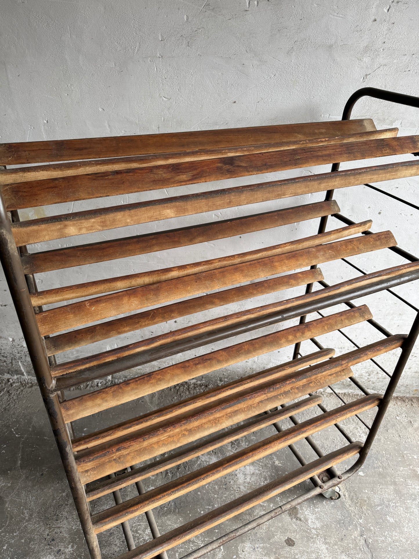 Authentic Belgian Interbellum Bakery Bread Rack – Circa 1930