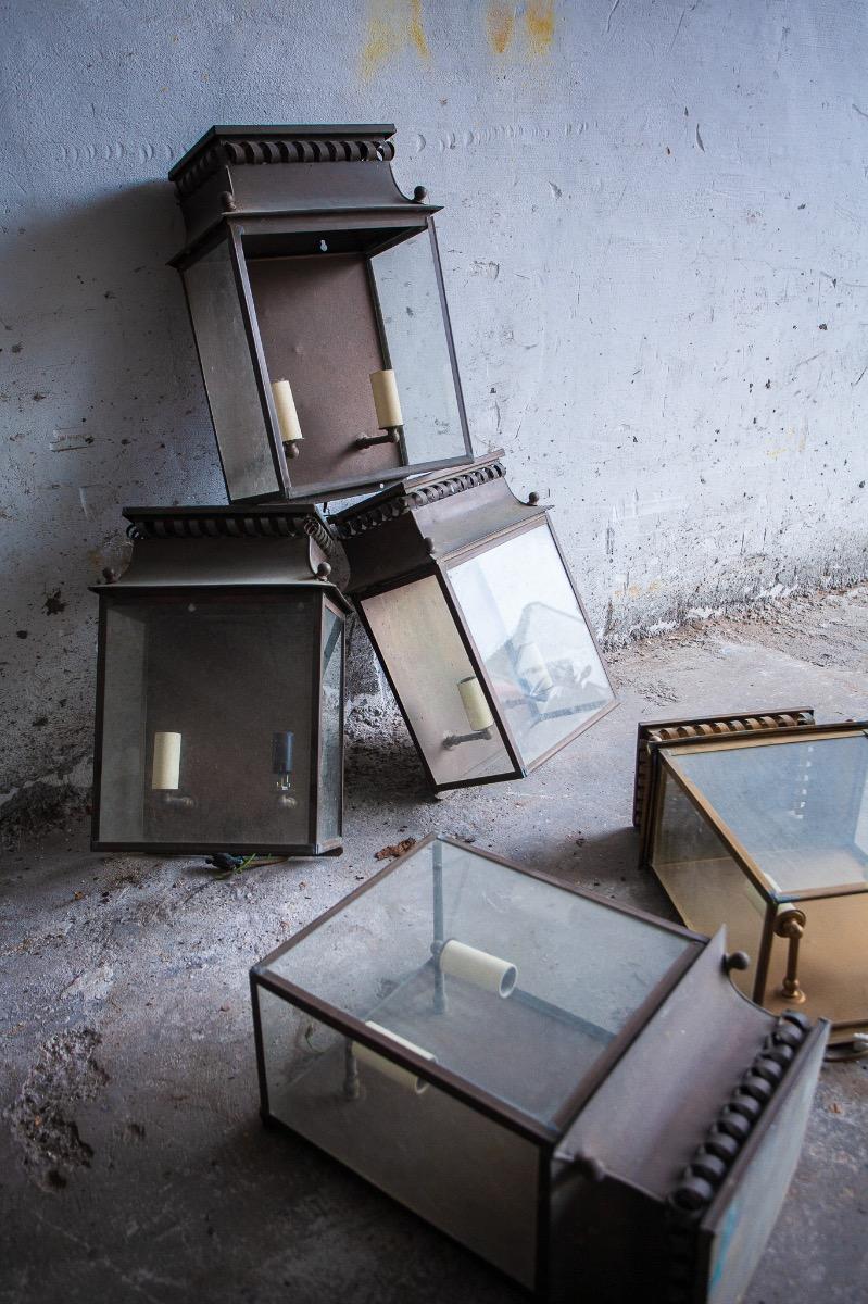 Beautiful 5 pieces Of Copper Lanterns"