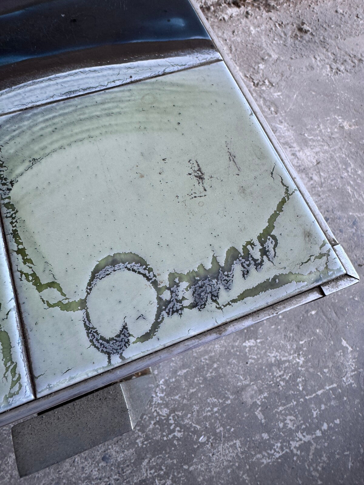 Stylish Ceramic and Metal Coffee Table by Belarti/Denisco – Belgium, 1970s