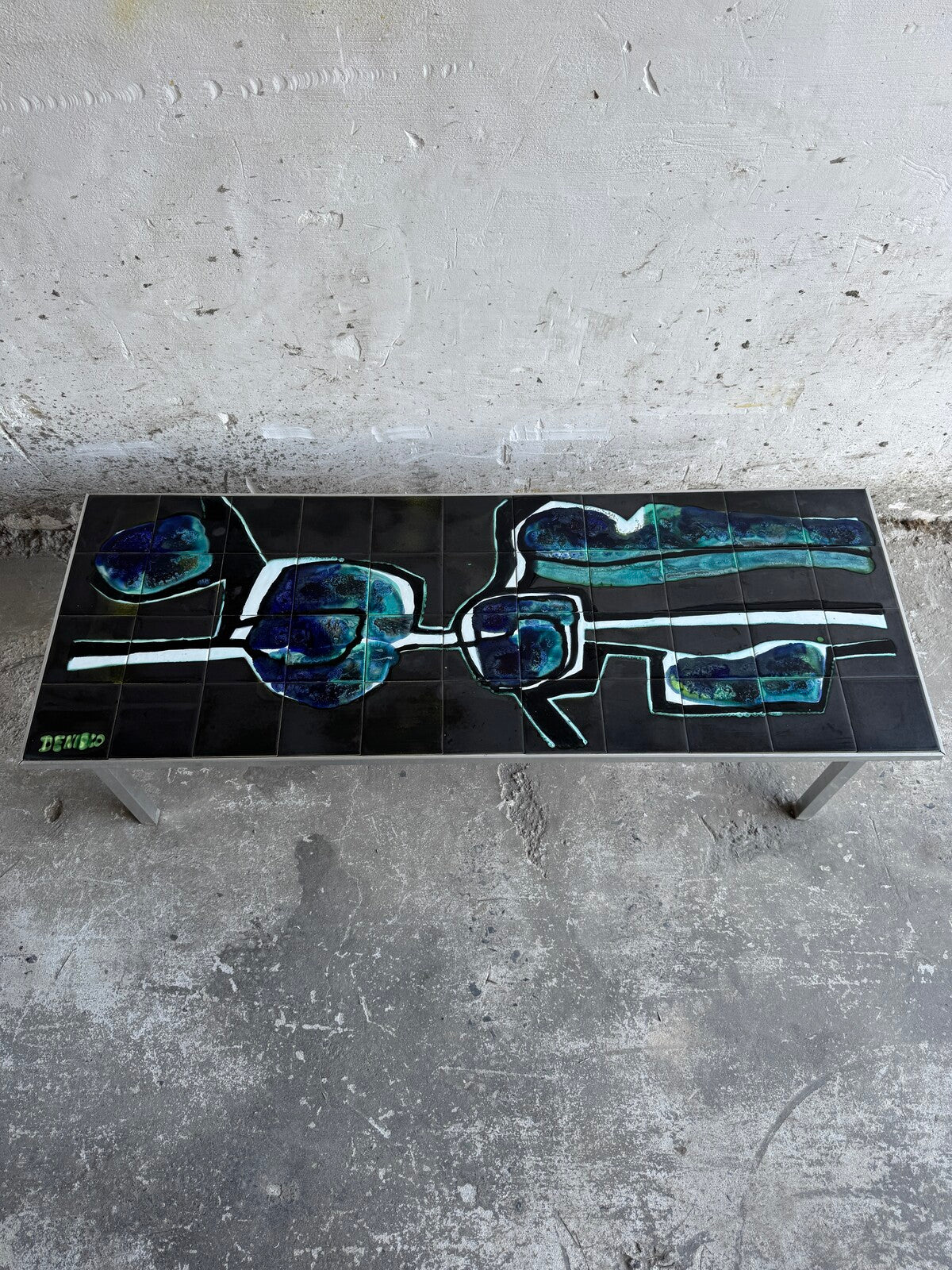 Keramische salontafel van Denisco (jaren 60)