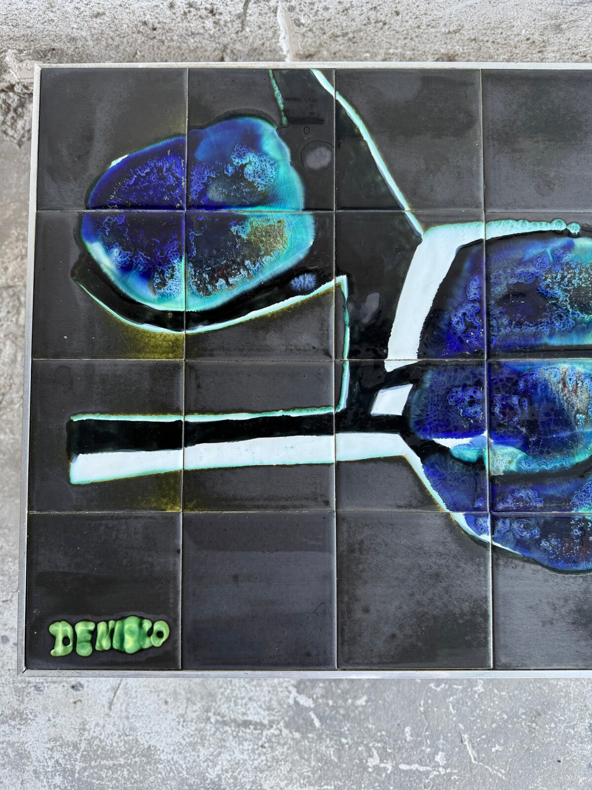 Keramische salontafel van Denisco (jaren 60)
