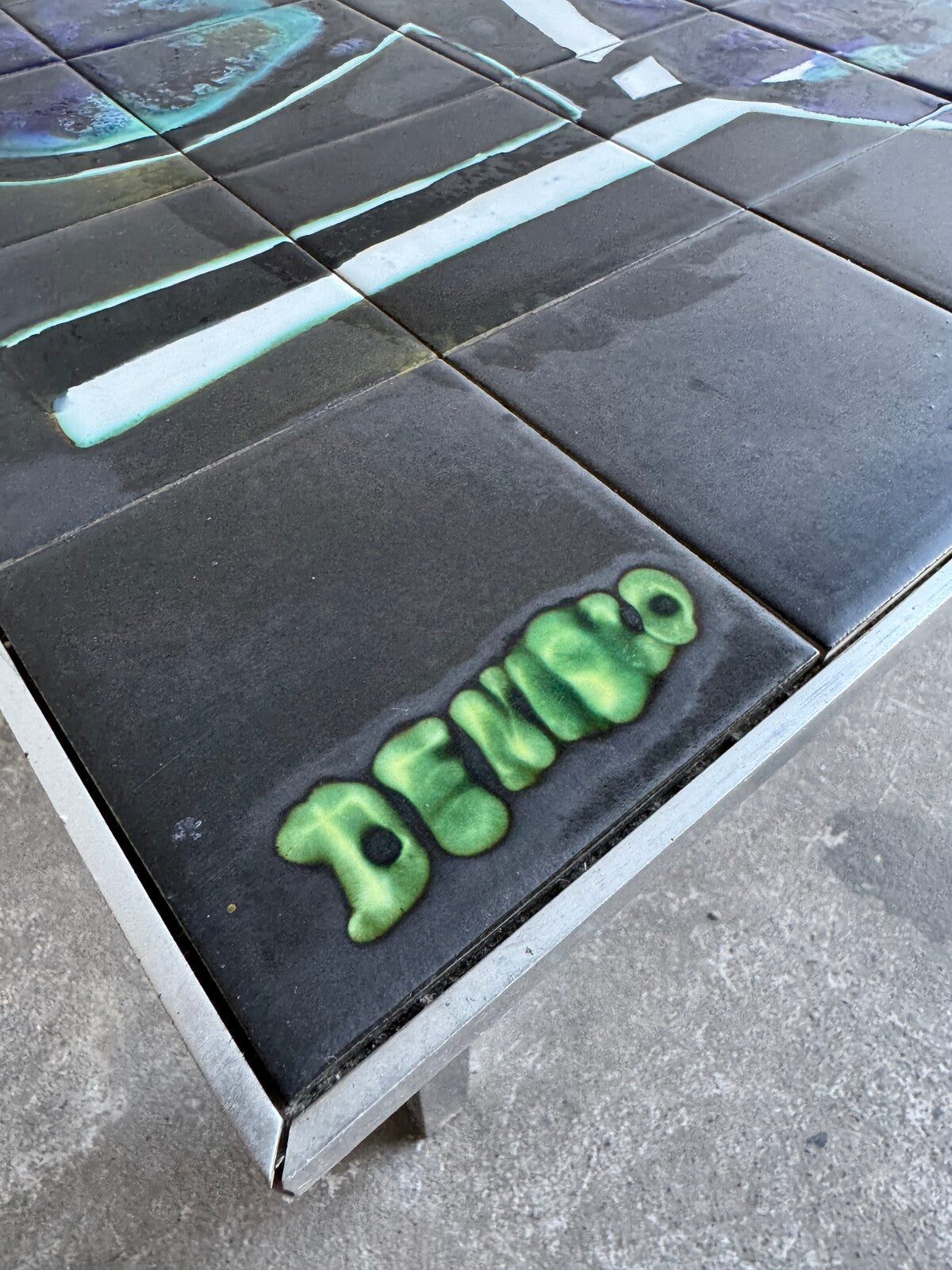 Keramische salontafel van Denisco (jaren 60)