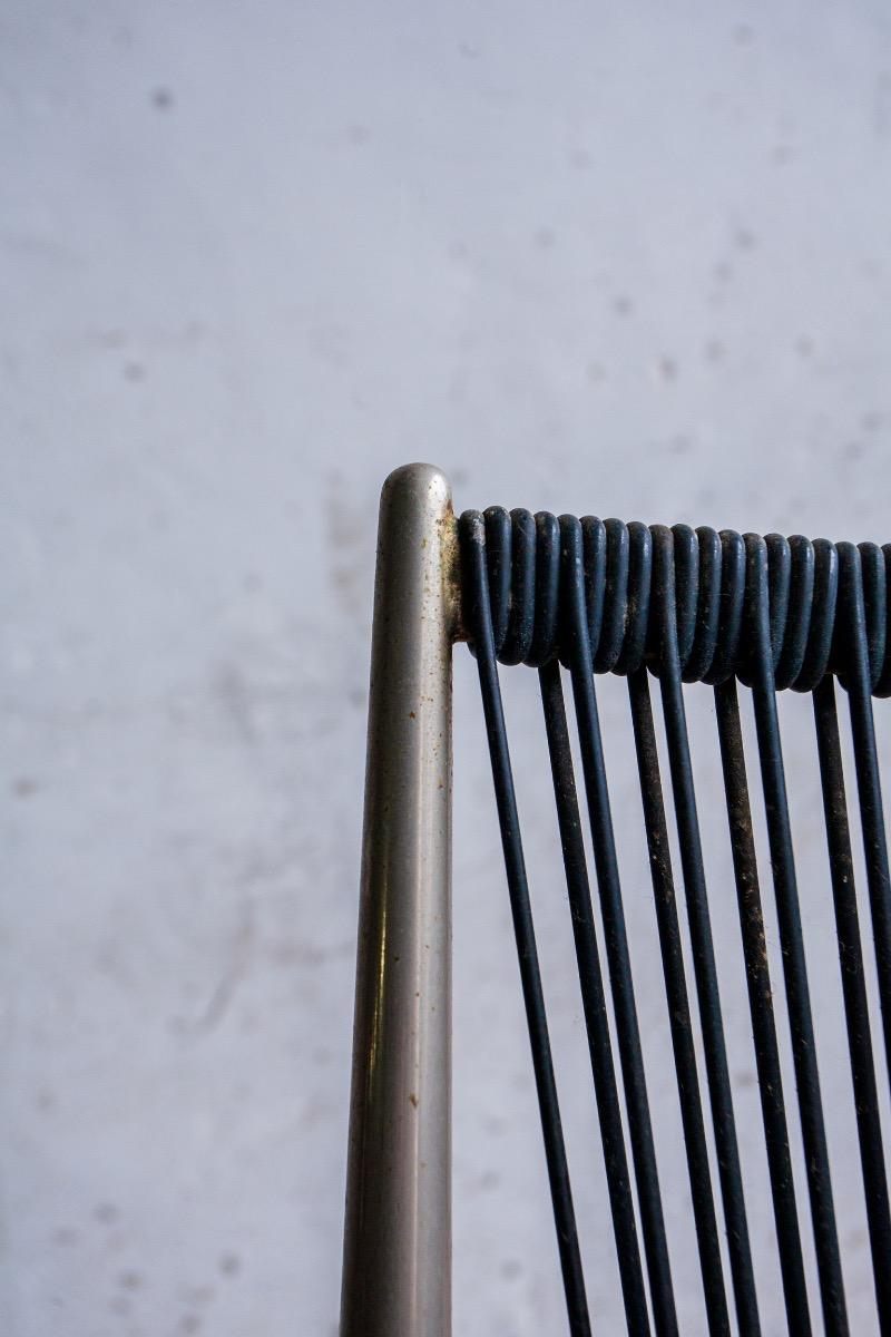 Chaises pliantes vintage « Scoubidou » par André Monpoix – années 1960 (lot de 2)