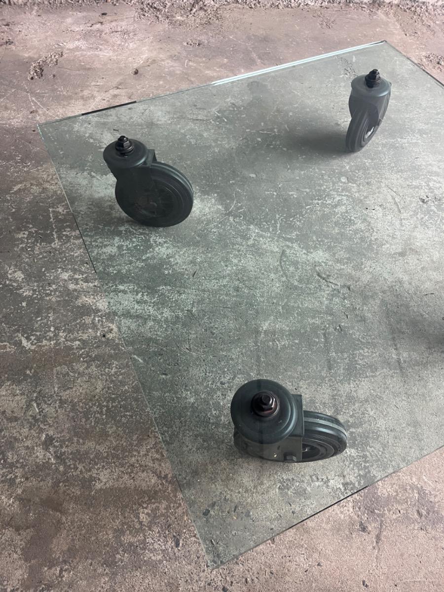 Salontafel van Gae Aulenti voor Fontana Arte – jaren 80