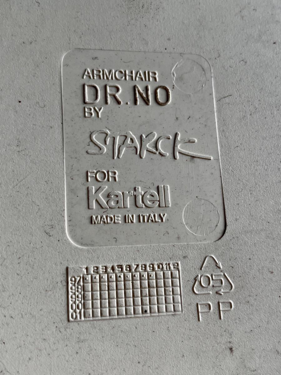 Dr. No chair kartell Philippe Starck (8 pieces)