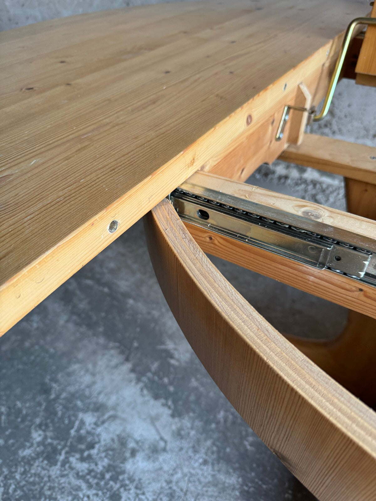 Table à manger extensible scandinave en bois