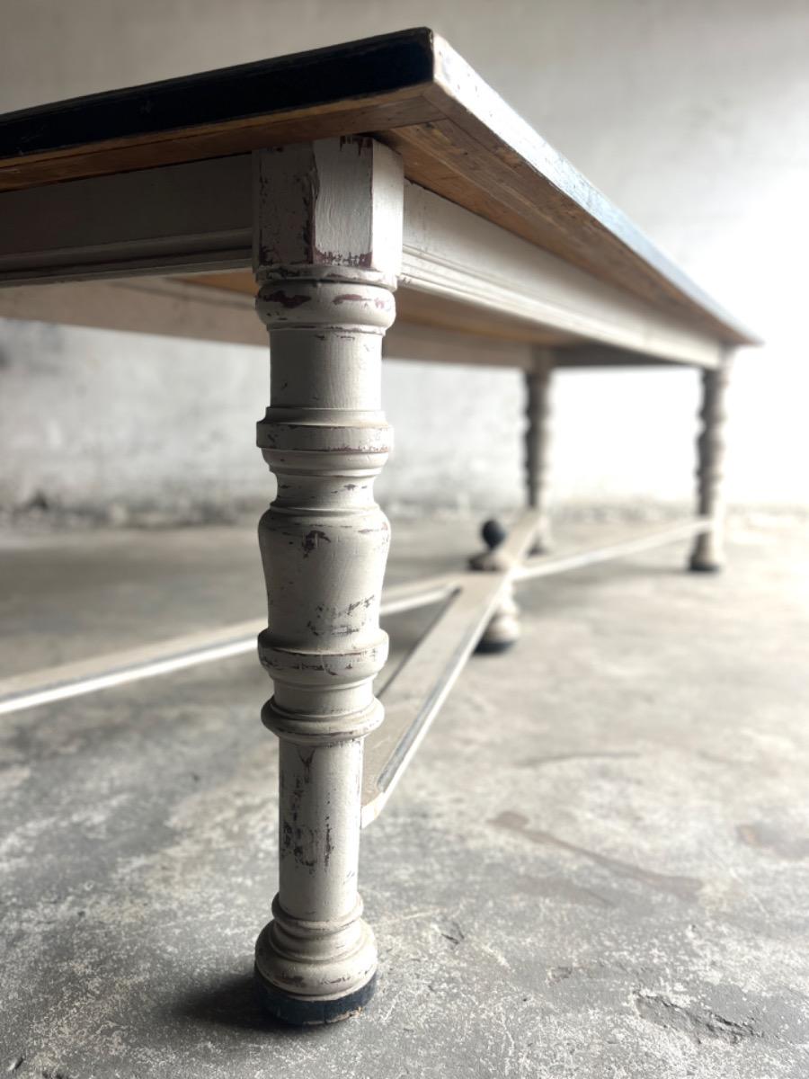 Grijze Houten Kloostertafel – Frankrijk, Cottage Stijl