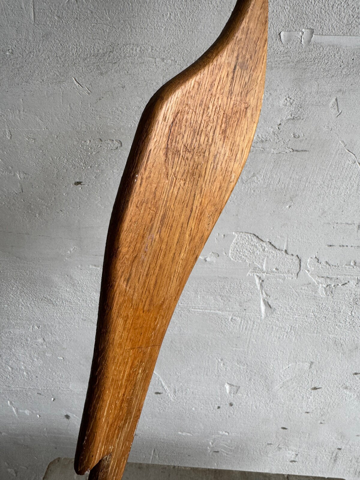 Heron Crane Sculptural Wooden Art Piece
