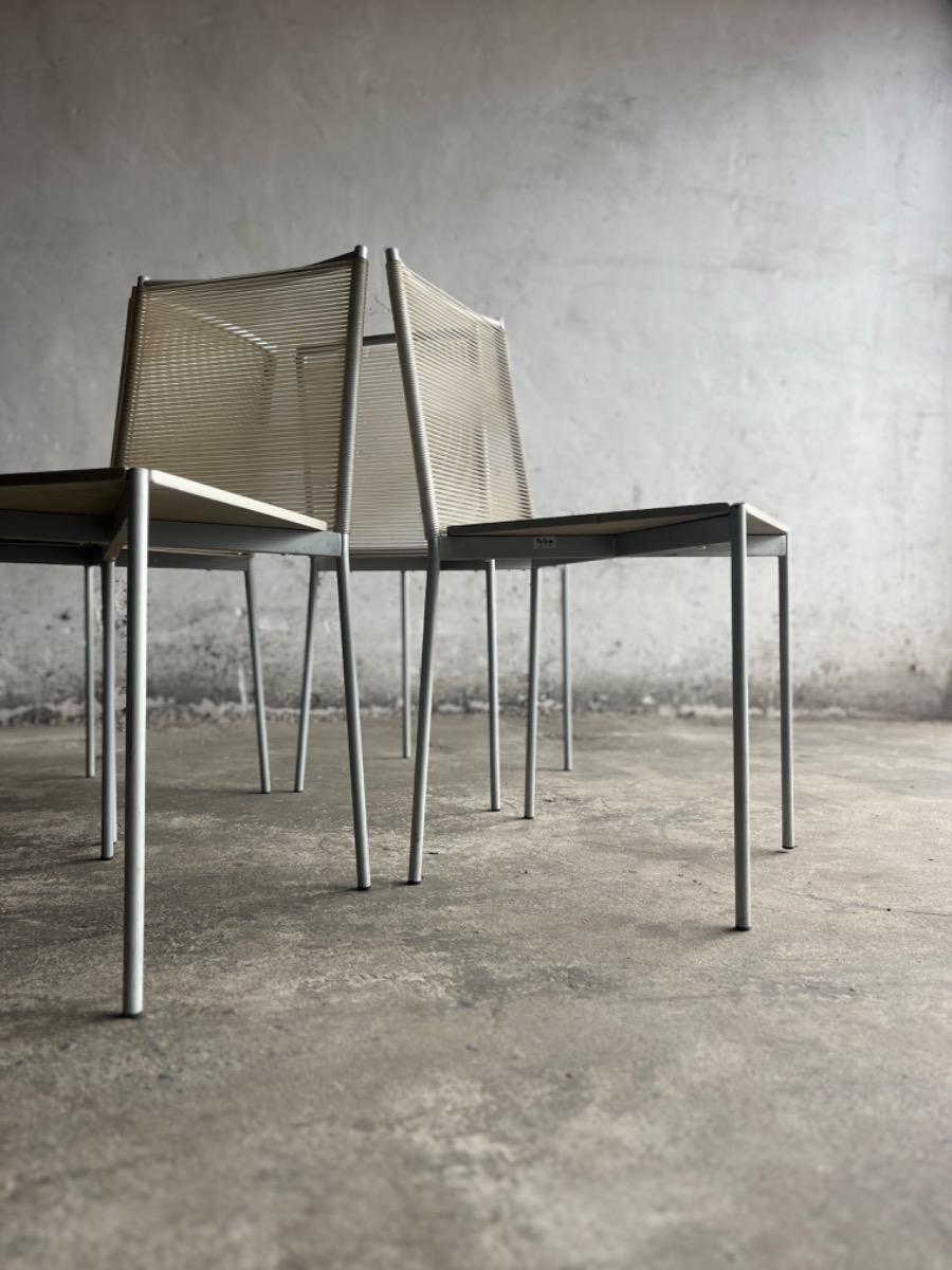 Set of 4 Fly Line chairs – Giandomenico Belotti for Fly Line, Italy, 1980s
