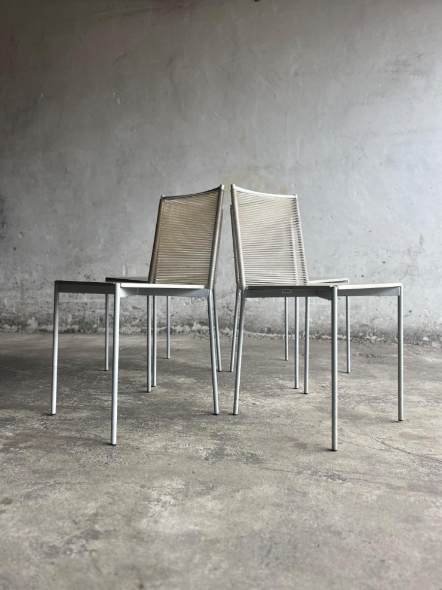 Set of 4 Fly Line chairs – Giandomenico Belotti for Fly Line, Italy, 1980s