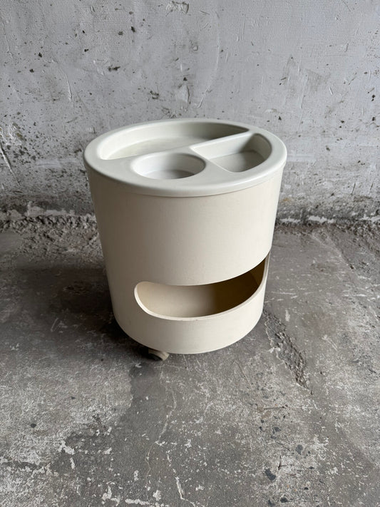 Kartell bijzettafel met opbergruimte en afneembaar blad