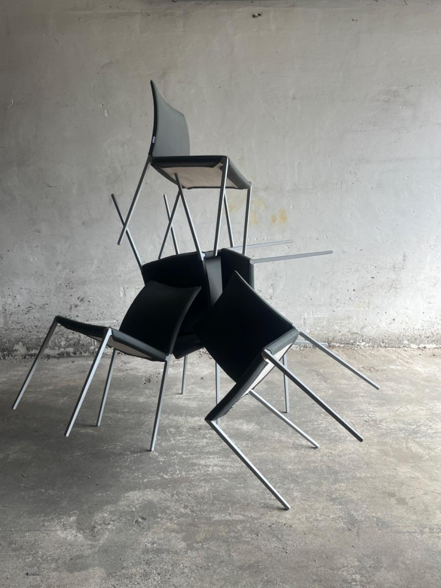 Set van 5 'Lia' stoelen door Roberto Barbieri voor Zanotta