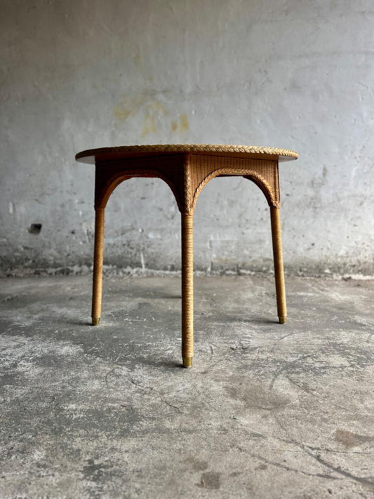 Lloyd Loom rotan ronde tafel van Vincent Sheppard