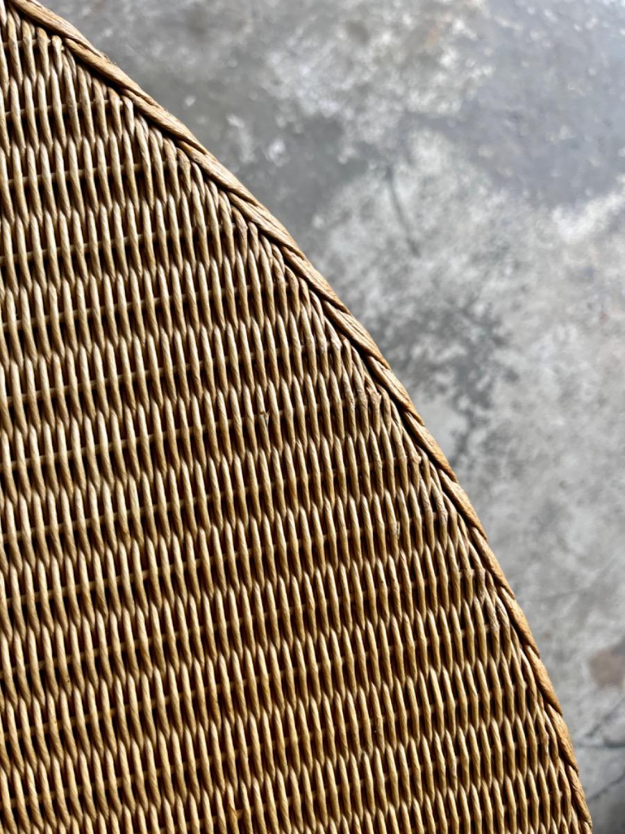 Lloyd Loom rotan ronde tafel van Vincent Sheppard