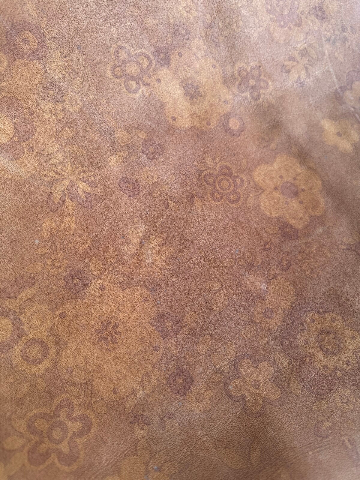 Chaise à bascule en métal du XIXe siècle avec assise en cuir