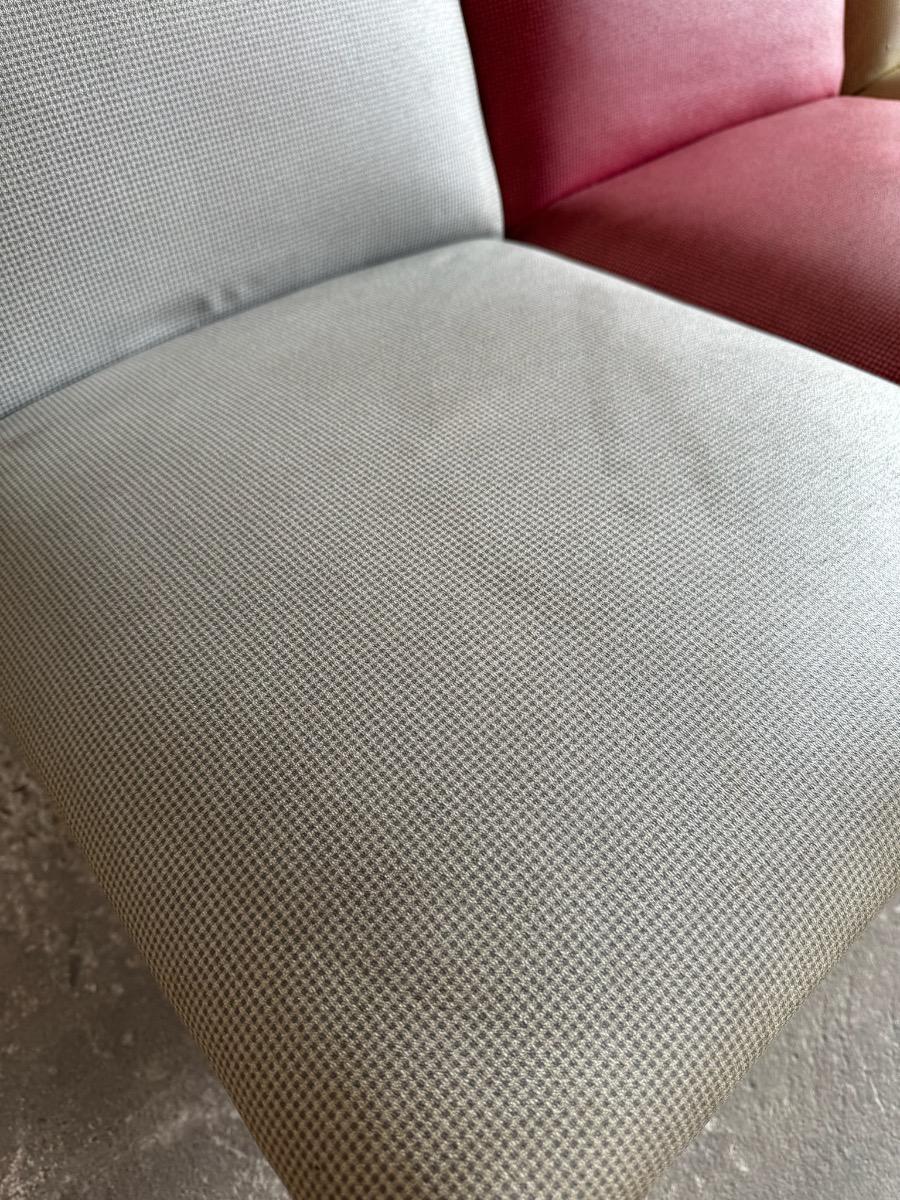 Set van 3 Mid-century clubstoelen in gemengde kleuren