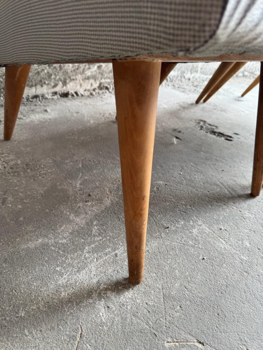 Set van 3 Mid-century clubstoelen in gemengde kleuren