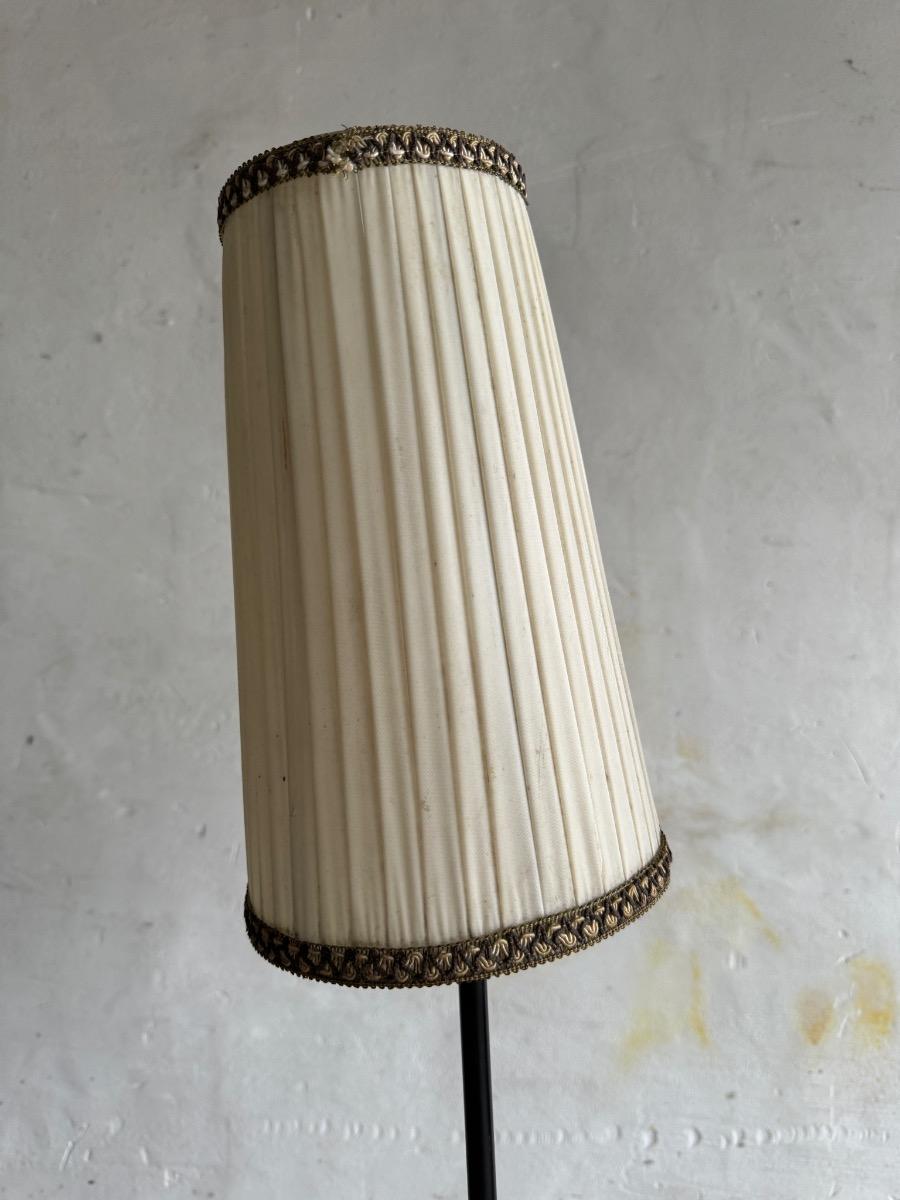 Franse staande lamp met twee armen, jaren 50