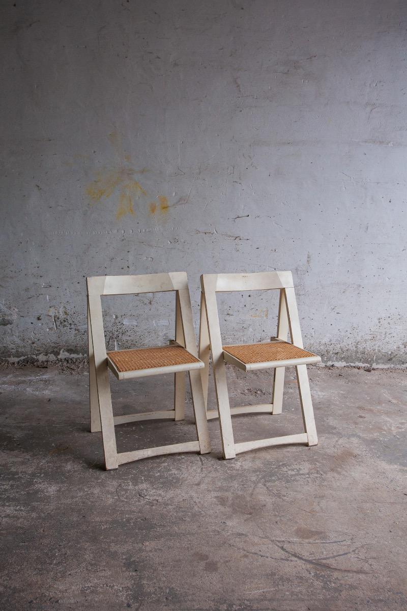 Set van 2 ‘Trieste’ klapstoelen door Aldo Jacober